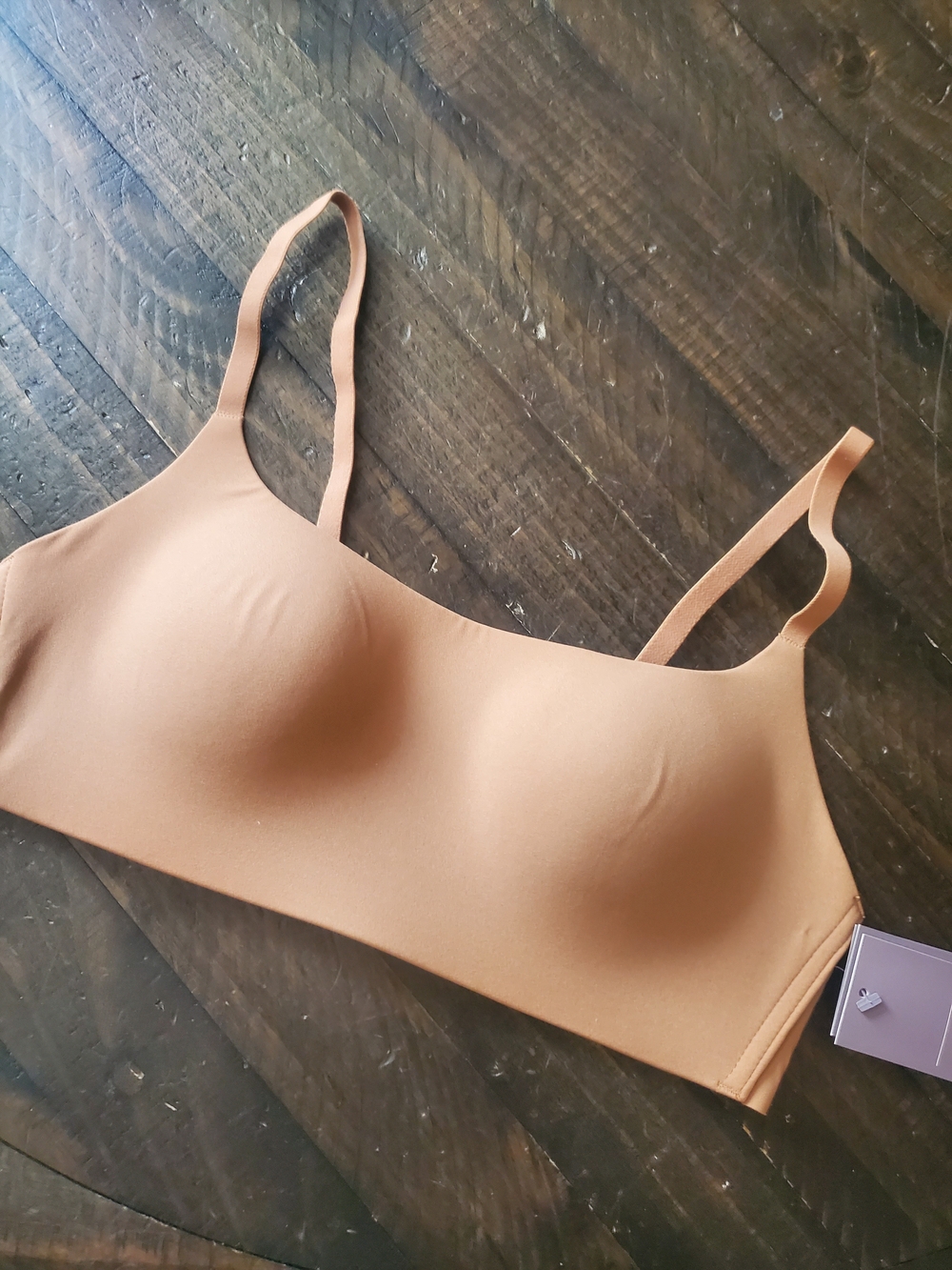 Auden Seamless Bralette in Tan